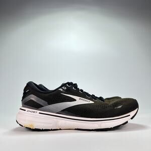 Brooks Ghost 15 Black White Low Top Running Shoes 1203801B012 Women's Size 8.5